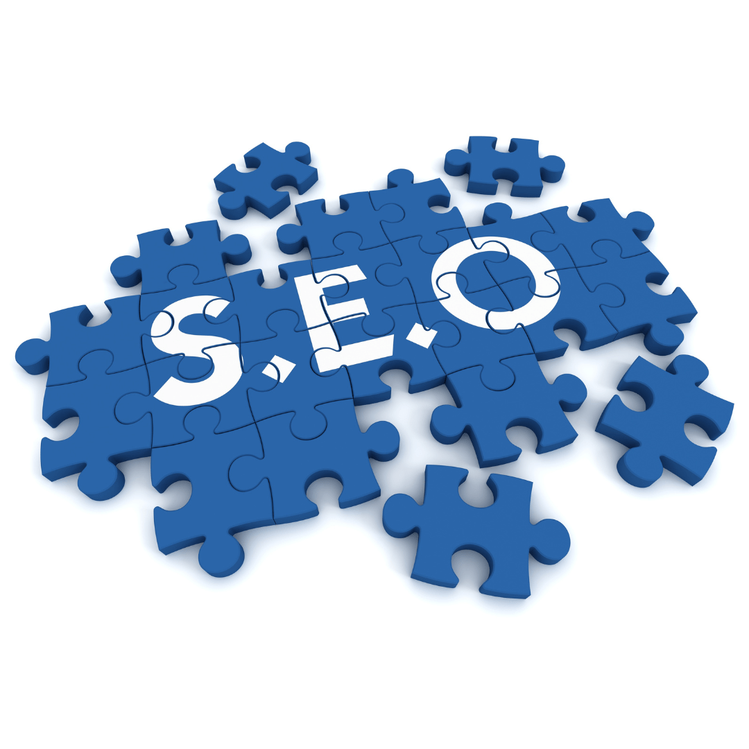 Grow Nonprofit Website Traffic visualized as a puzzle where SEO is the key to complete the picture.